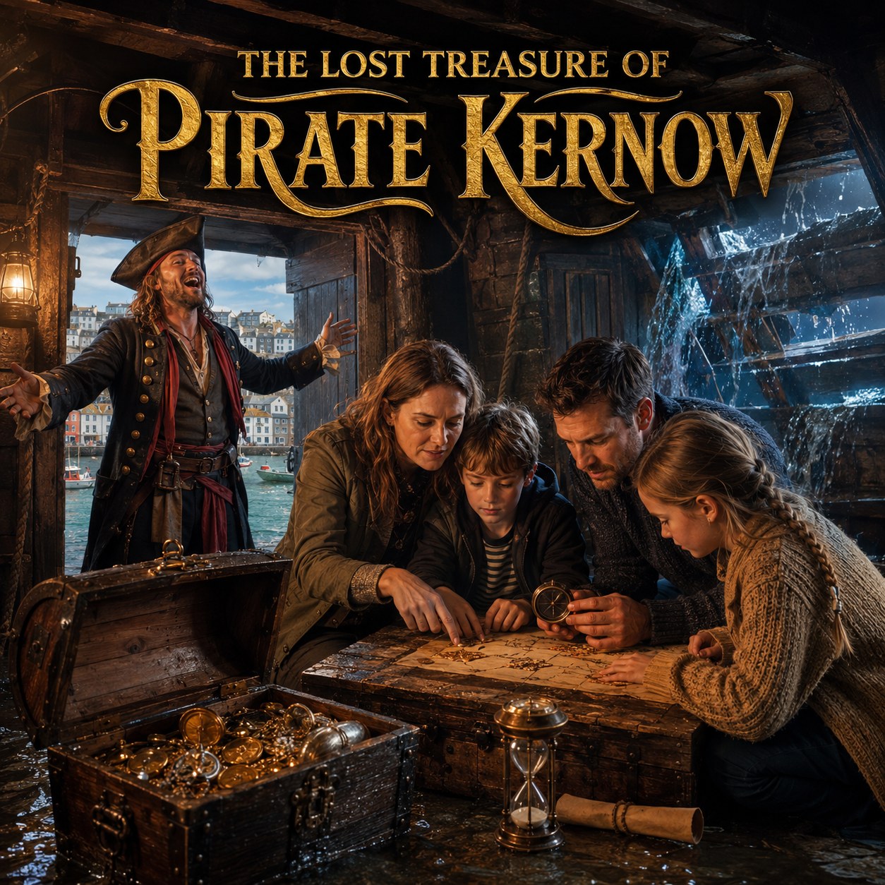 Family escape room St Ives, The Lost Treasure of Pirate Kernow.